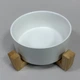 Салатник/пиала фарфоровый h-7 см, d-12,5 см на бамбуковой подставке LED Trace B010800 белый - изображение 2