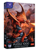 Пазл Fantasy Collection: Огненный дракон - 1000 элементов Trefl 10900 - изображение 1