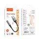 Перехідник Hoco LS36 Sound Card USB to AUX 3.5mm (female) 12 см (колір чорний) - изображение 2