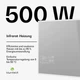 Инфракрасный обогреватель Blumfeldt ReflectiHeat Smart Настенный обогреватель-зеркало 500 Вт - изображение 3