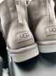 Жіночі угг Міні Замш Сірі Змійка UGG Classic Mini Grey Suide Zipper (39, сірий) - зображення 3