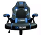 Игровое кресло Extreme EX Light Blue чёрно-голубое экокожа + мембранная ткань, 117×65×49 см, 120 кг - изображение 6