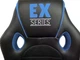 Игровое кресло Extreme EX Light Blue чёрно-голубое экокожа + мембранная ткань, 117×65×49 см, 120 кг - изображение 7