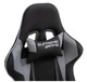 Компьютерное кресло PlayMaker Supreme Gaming 94559 чёрно-серое ткань, 138×68×49 см, 120 кг - изображение 5