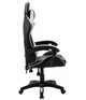 Крісло геймерське Extreme Series EXT ONE WHIRE чорно-біле екошкіра, 133×63×49 см, 120 кг - зображення 4