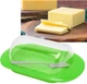 Масленка с ножом Frico FRU-066-Green зеленая пластиковая - изображение 10
