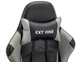 Крісло геймерське Madrex EXT ONE GRAY чорно-сіре екошкіра, 133×63×49 см, 120 кг - зображення 5