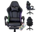 Игровое кресло PRESTIGE с LED подсветкой и регулируемой спинкой черное - изображение 2
