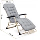 Садовый шезлонг Sofotel ChillWell 286400 тканевый + матрас, чёрный Texline + металл, 98×64×98 см, 120 кг - изображение 7