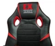Игровое кресло SERIES EX Red чёрно-красное экокожа + мембранная ткань, 117×65×49 см, 120 кг - изображение 4