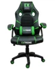 Геймерське крісло Extreme EX Green чорно-зелене екошкіра + мембранна тканина, 117×65×49 см, 120 кг - зображення 1
