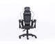 Компьютерное кресло CARBON Quattro Gaming чёрно-белое экокожа, 133×63×49 см, 120 кг - изображение 2