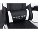 Компьютерное кресло CARBON Quattro Gaming чёрно-белое экокожа, 133×63×49 см, 120 кг - изображение 9
