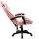 Игровое кресло Extreme Series EXT ONE PINK чёрно-розовое экокожа, 133×63×49 см, 120 кг - изображение 5