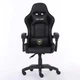 Игровое кресло Extreme Series EXT ONE Black чёрное экокожа, 133×63×49 см, 120 кг - изображение 1