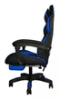 Игровое кресло Extreme 0078 чёрно-синее экокожа + металл, 124×63×63 см, 180 кг - изображение 6