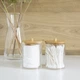 Органайзер для ватних паличок MBM HOME "Paris" FH-25 T/WOOD прозорий/дерево - зображення 3