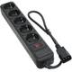 Фільтр живлення Patron 0.5 m3*1mm2 (SP-1052U) 5 розеток BLACK (EXT-PN-SP-1052U) (15983) - зображення 1