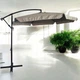 Садова парасоля Ideal Garden YN7011 з нахилом, світло‑сіра поліестер + сталь, 3 м, 13 кг - зображення 1