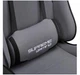 Компьютерное кресло PlayMaker Supreme Gaming 94561 серо-чёрное ткань, 138×68×49 см, 120 кг - изображение 5
