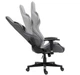 Компьютерное кресло PlayMaker Supreme Gaming 94561 серо-чёрное ткань, 138×68×49 см, 120 кг - изображение 9