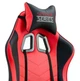 Комп’ютерне крісло Extreme SPYDER червоне екошкіра + метал, 125×63×49 см, 120 кг - зображення 4