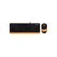 Комплект A4Tech F1010 Orange (4711421943093) (16488) - зображення 1