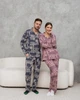 Женская пижама на пуговицах - Надписи - Family look для пары L - изображение 9