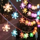 Гирлянда USB Снежинки 20 LED 3 м RGB - изображение 1