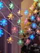 Гирлянда USB Снежинки 20 LED 3 м RGB - изображение 2