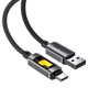 Кабель ACEFAST C21-04 USB to Type-C fantasy color series braided cable 3A 1.2m Black (6974316284673) - зображення 2