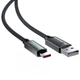 Кабель ACEFAST C19-04 USB to Type-C fast charging data cable 3A 1.2м Black (6974316284482) - изображение 3