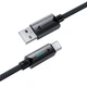 Кабель ACEFAST C19-04 USB to Type-C fast charging data cable 3A 1.2м Black (6974316284482) - изображение 4