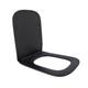Сидіння для унітаза (Tern 490) 435x344x50 мм, Matt Black, з мікроліфтом, Slim Duroplast, Quick Release QTSC179MB47354 Qtap - зображення 3