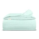 Плед покрывало COSAS Mint Waffle Weave 200х220 см Мятный - изображение 1