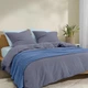 Плед покрывало COSAS Cloud Waffle Weave 75x95 см Голубой - изображение 3