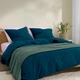 Плед покрывало COSAS Ashmint Waffle Weave 75x95 см Зеленый - изображение 3