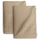 Набор вафельных полотенец Cosas Beige Greek Waffle 75х95 см + 75х130 см (4822052439869) - изображение 1