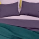 Плед покрывало вафельное COSAS Ocean Greek Waffle 75x95 см Зеленый - изображение 2