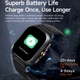 Мужские Умные Часы Uwatch Nano Nylon Черные Стальные Gps Bluetooth 5.0 (375374) - изображение 7
