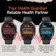 Мужские Умные Часы Uwatch Nano Nylon Черные Стальные Gps Bluetooth 5.0 (375374) - изображение 14