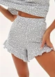 Пижама женская FS Lazada L в рубчик с шортами и топом Серый (8700) - изображение 3