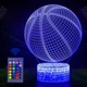 3d світильник "Баскетбольний м'яч" QIANLAINIAO (R4535131820250) - изображение 1
