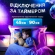 Нічник проектор космонавт зоряного неба дитячий лазерний світильник з проекцією нічного неба та зірок RGB галактика з пультом на місяць Білий - зображення 3