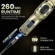 Тример для стрижки VGR V-954 Золотистий 7000 RPM з LED-дисплеєм 4 насадки - зображення 8