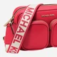 Сумка кросс-боди через плечо женская из натуральной кожи маленькая Michael Kors Jet Set 79316288 Красная (1159850856) - изображение 4