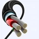Кабель USB на Type-C Г-подібний UGREEN US176 Right Angle (1m, 3A). Gray - зображення 6