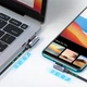 Кабель USB на Type-C Г-подібний UGREEN US176 Right Angle (1m, 3A). Gray - зображення 9