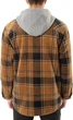 Теплая куртка-шерпа Smith's Workwear Sherpa-Lined Microfleece Shirt Jacket Color: Brown-467 (S3215FC2) 2XL - изображение 3