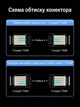 Роз'єм конектор UGREEN Ethernet RJ45 Cat6 наскрізний UTP 10 шт (NW171) - зображення 4